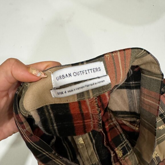 urban outfitters plaid Tessa high rise pants - Picture 3 of 3